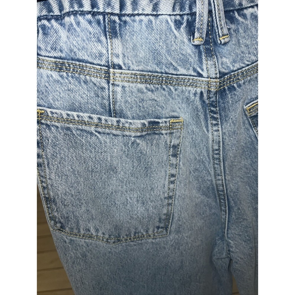 Good American  90s Duster High Rise Cropped Straight Leg Jean 0/24 Indigo101 - Picture 7 of 8